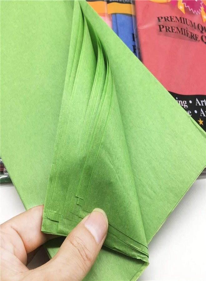 Satomoto 120 Sheets Colored Tissue Paper Bulk Wrapping Craft Paper 20 x 26 for Art Gift Tissue Decoration, 24 Colors - Image 4